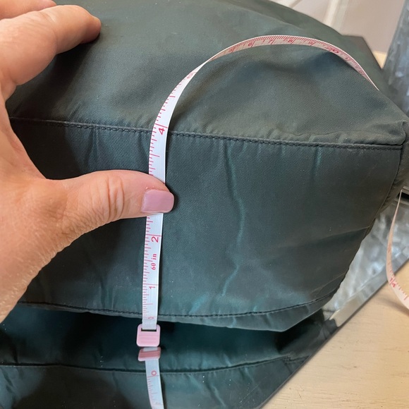 Prada dark green nylon tessuto tote - Picture 13 of 16